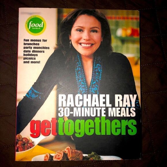 Preowned Rachel Ray 30 Minute Meals Get Togethers Cook Book - Picture 1 of 3